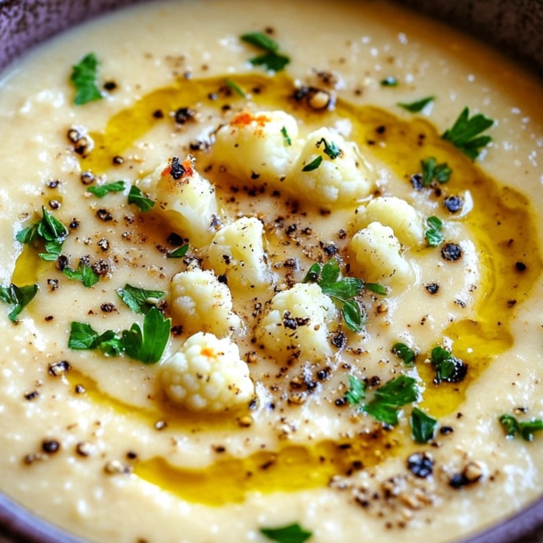 Velouté de chou-fleur : une soupe onctueuse, saine et réconfortante