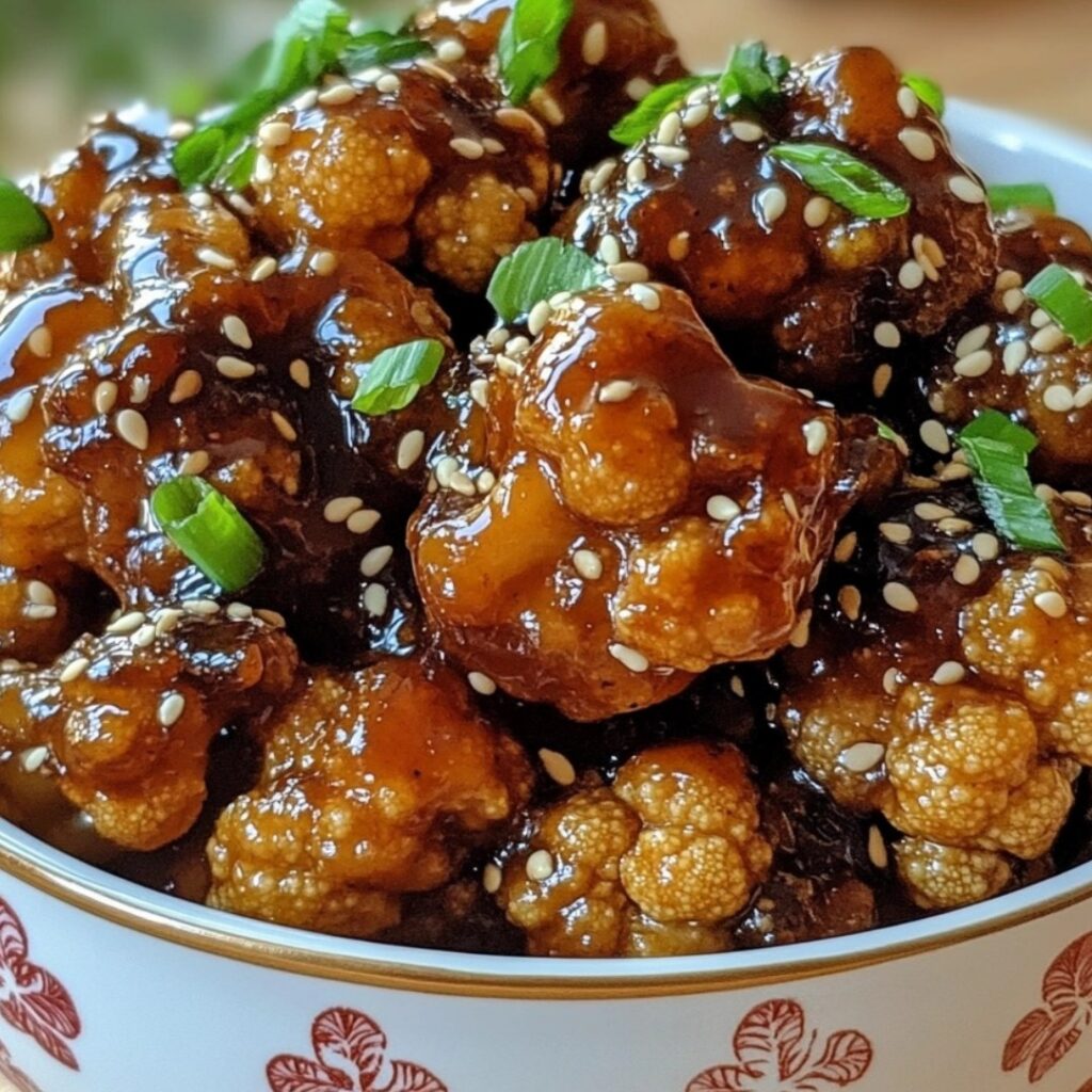 Recette de chou-fleur caramélisé sauce sésame : une idée originale