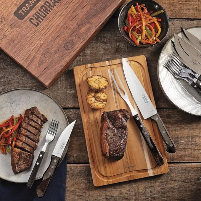 Planche à Découper Barbecue Jumbo 15 pièces avec Couverts – Image 3