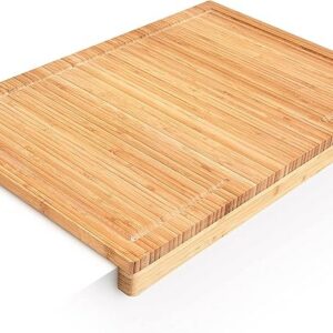 Planche à découper bambou Relaxdays 56×38 cm