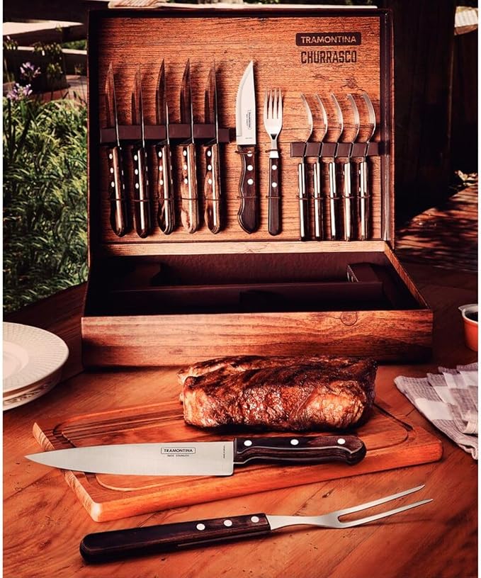 Planche à Découper Barbecue Jumbo 15 pièces avec Couverts – Image 5